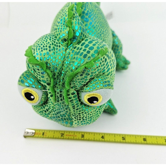 Disney PARKS Rapunzel Pascal 12 Inch Plush Chameleon With Metallic Fabric - Picture 10 of 10